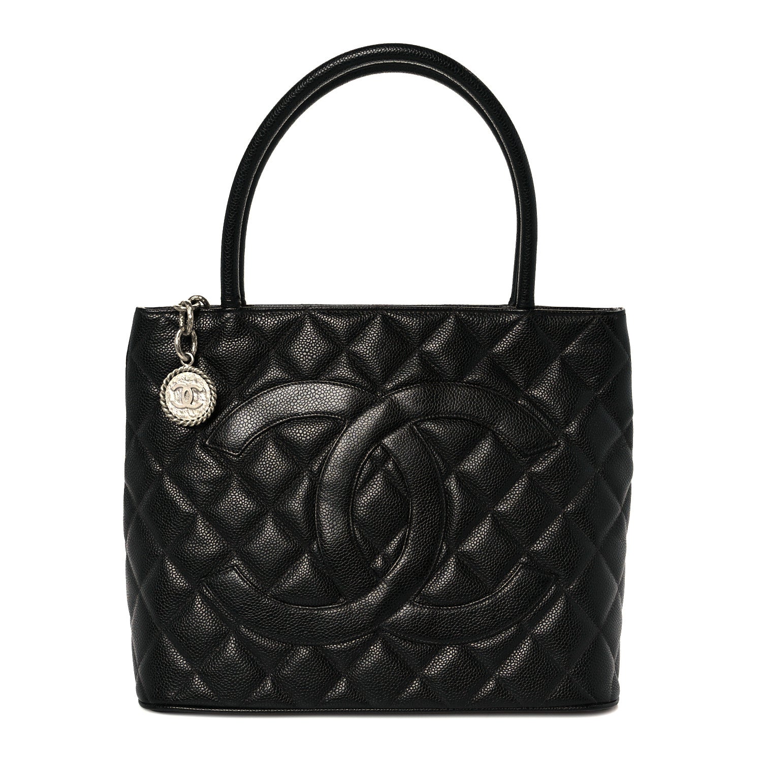 Chanel Caviar Quilted Medallion Tote Black 1 of 10