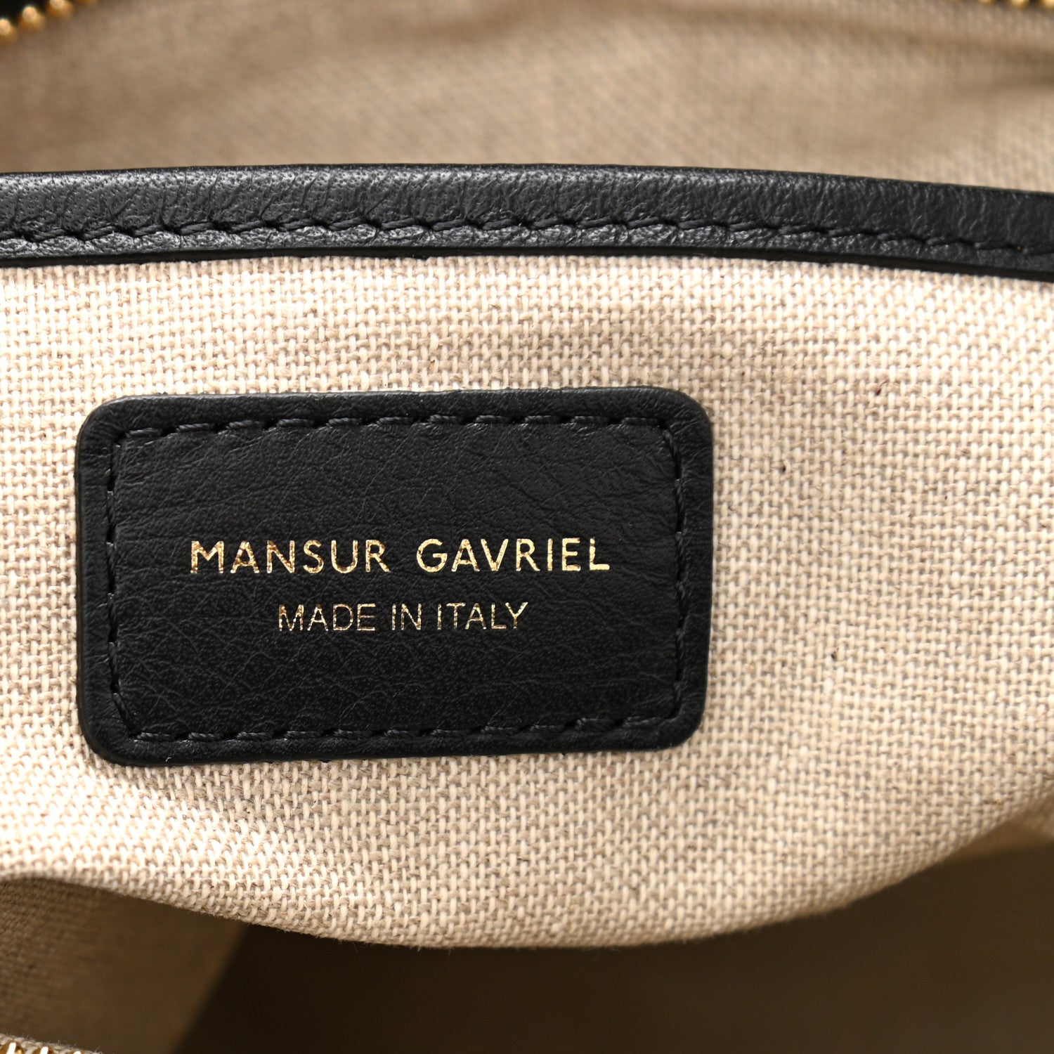 Mansur Gavriel Calfskin Mini Tulipano Bag Black 6 of 9