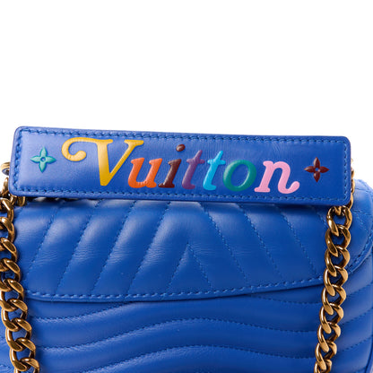 Louis Vuitton LOUIS VUITTON Calfskin New Wave Chain PM Blue Neon 10 of 13