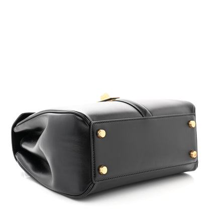 Celine Satinated Calfskin Small 16 Top Handle Bag Black 4 of 12