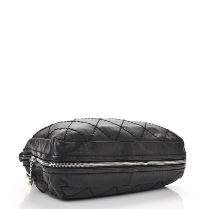 Chanel Lambskin Stitched Expandable Tote Black 4 of 8