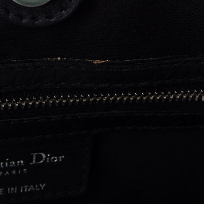 Christian Dior Coated Canvas Cannage Medium Panarea Tote Black 4 of 6
