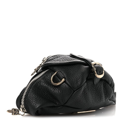 Chrome Hearts Grained Calfskin Mini Snat Pack Gunslinger Waist Bag Black 3 of 13