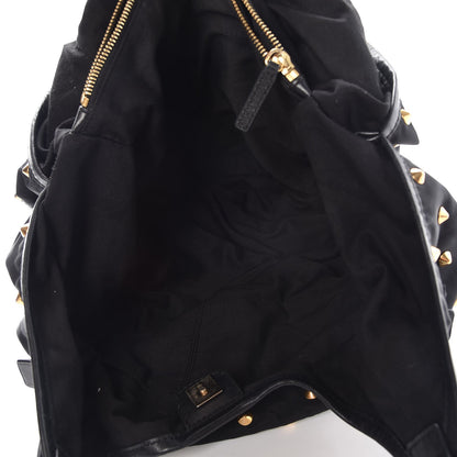 Givenchy Nylon Studded Shoulder Bag Black 6 of 15