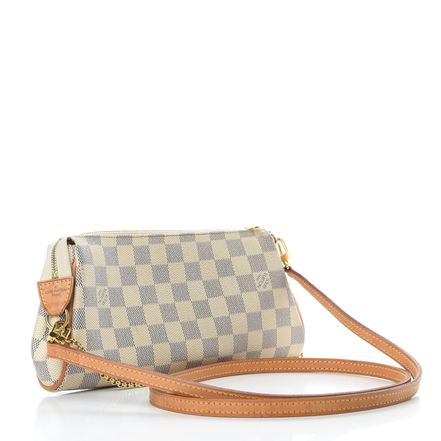 Louis Vuitton Damier Azur Eva Clutch 3 of 13