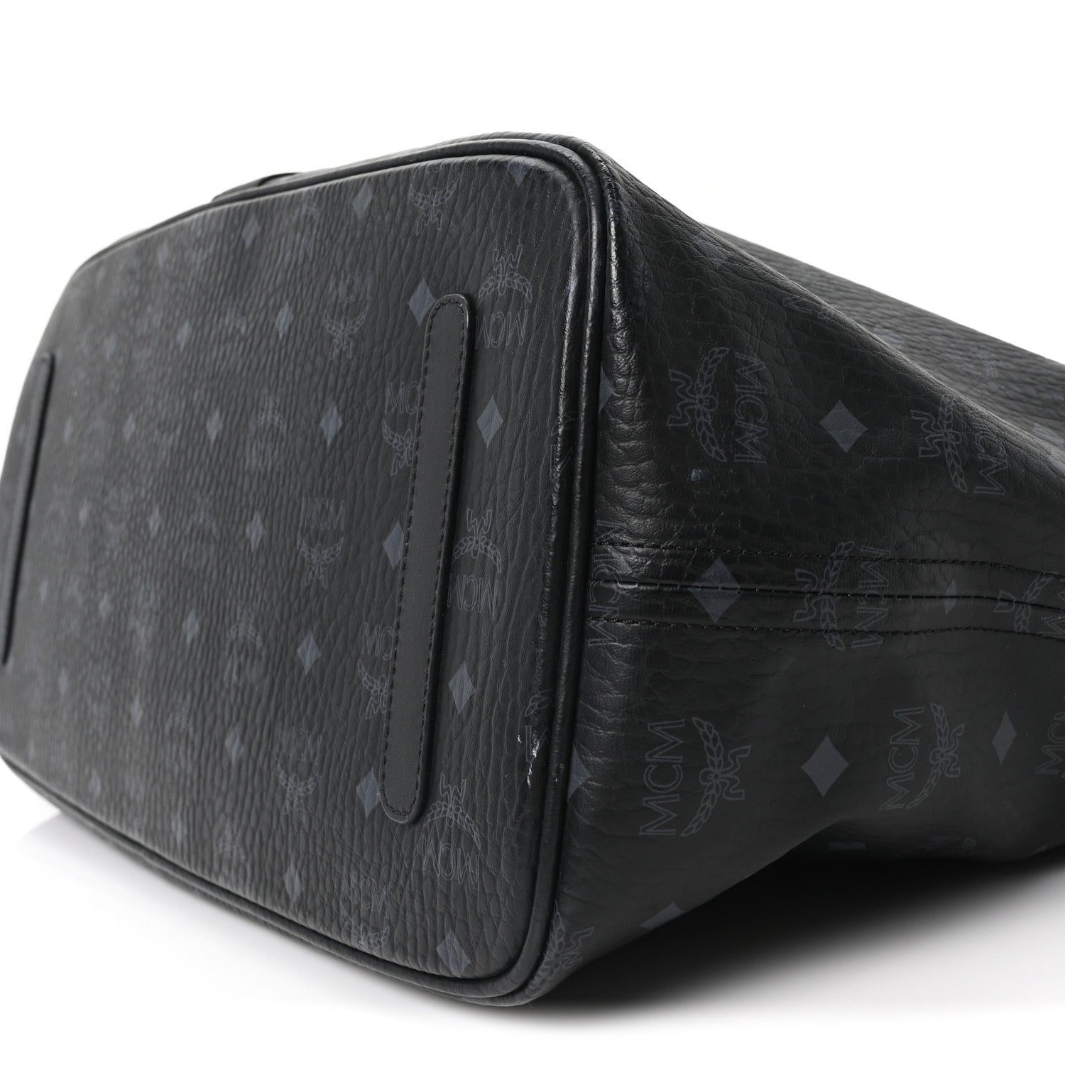 MCM Visetos Large Liz Reversible Shopper Tote Black 16 of 17