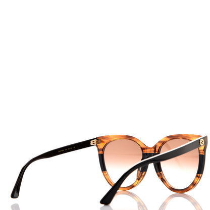 Gucci Acetate Cat Eye Sunglasses GG0179SA Havana Black Brown 4 of 8