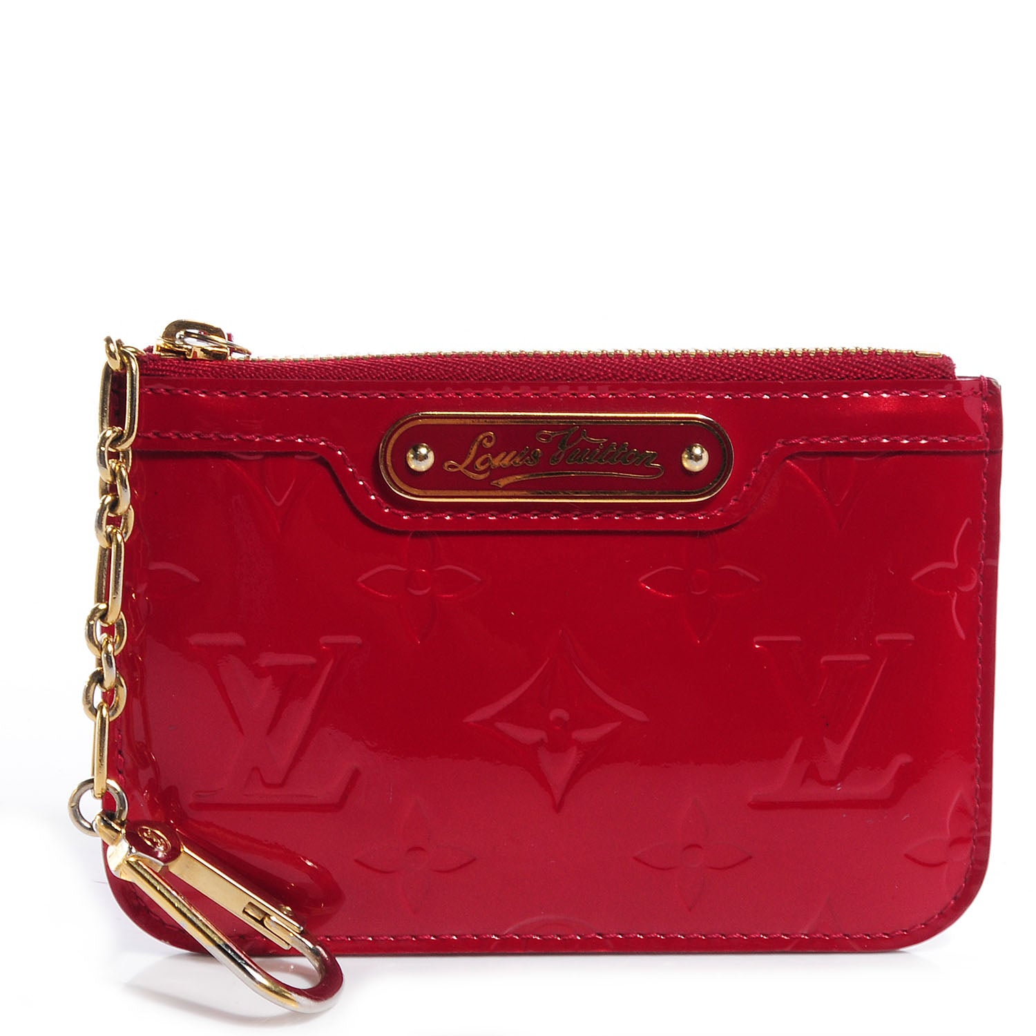 Louis Vuitton Vernis Key Pouch Pomme D'Amour 1 of 9
