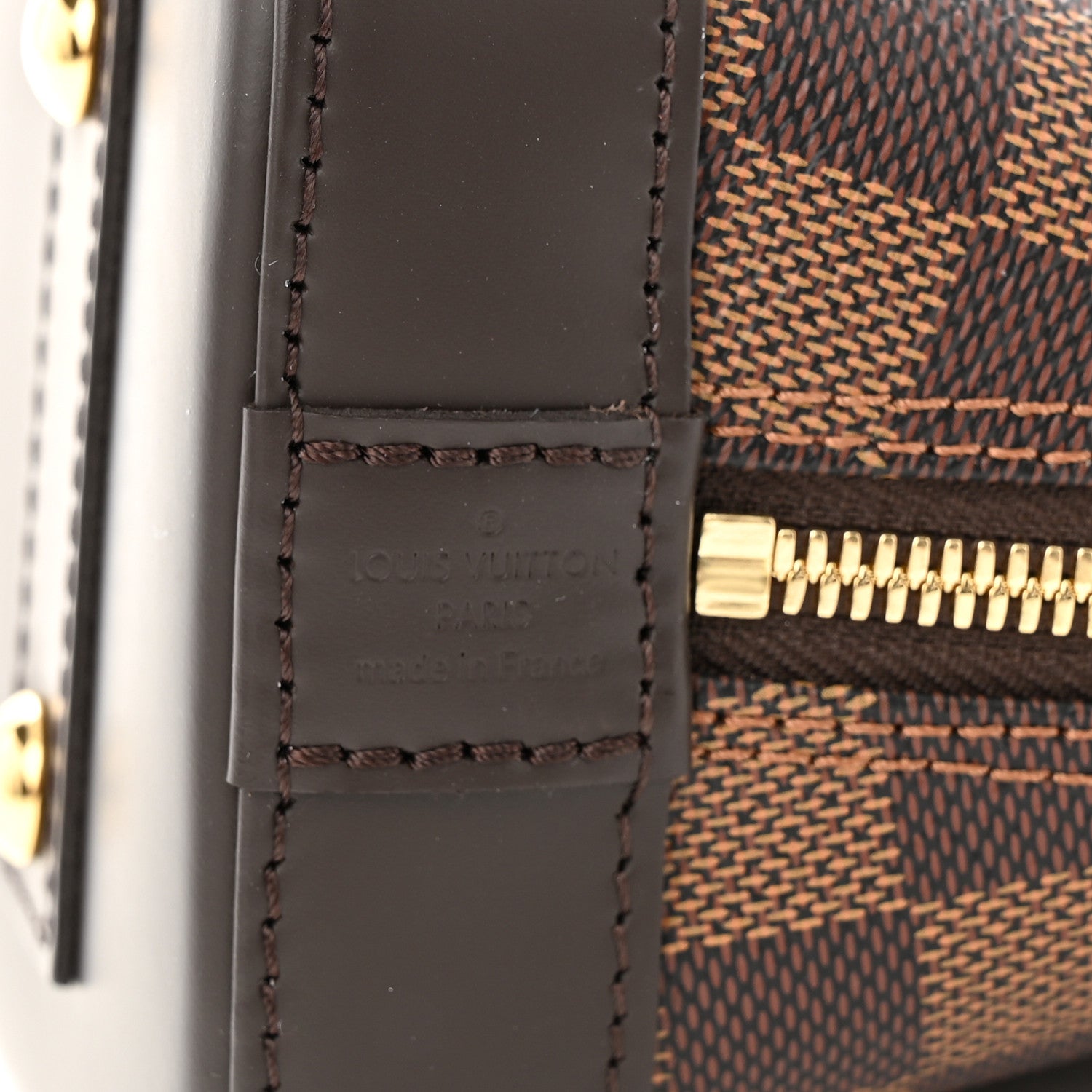 Louis Vuitton Damier Ebene Alma BB 6 of 9