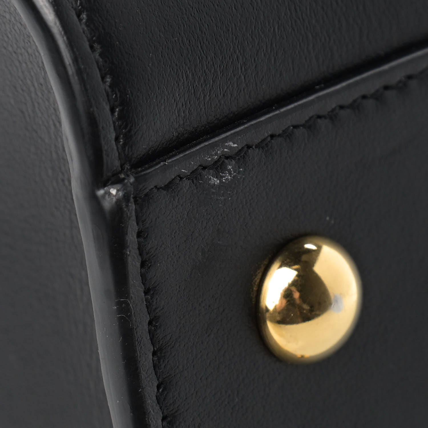 Saint Laurent Calfskin Monogram Baby Cabas Black 11 of 12