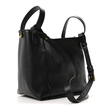 Christian Dior Calfskin Medium Signature Bucket Bag Black 3 of 10
