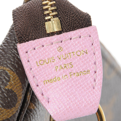 Louis Vuitton Monogram 2016 Christmas Animation Mini Pochette Accessories Rose Ballerine 6 of 7