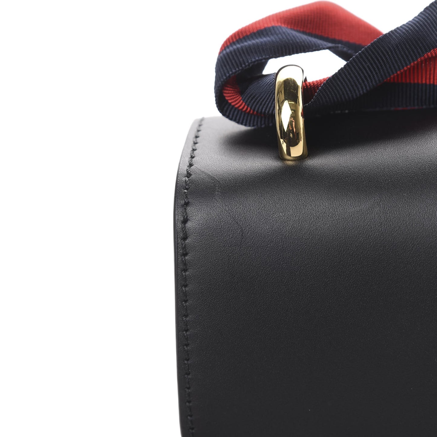 Calfskin Small Sylvie Shoulder Bag Black