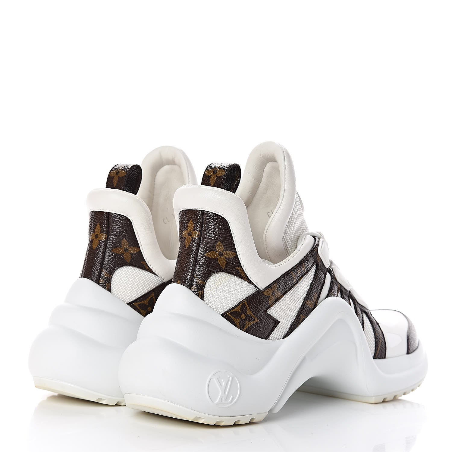 Louis Vuitton Patent Monogram LV Archlight Sneakers 36.5 White 4 of 11