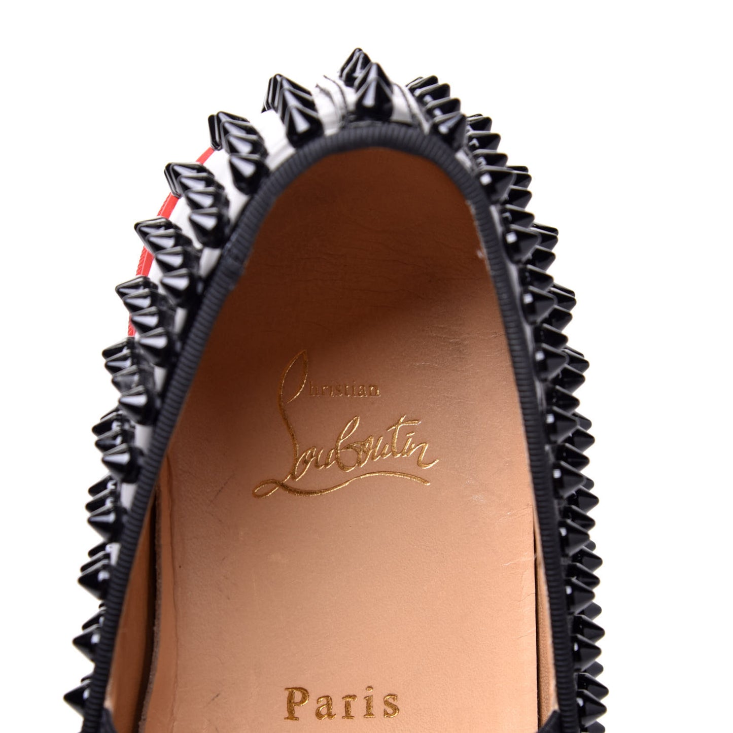 Patent Spikes Mens Roller Boat Flats 40.5 Black