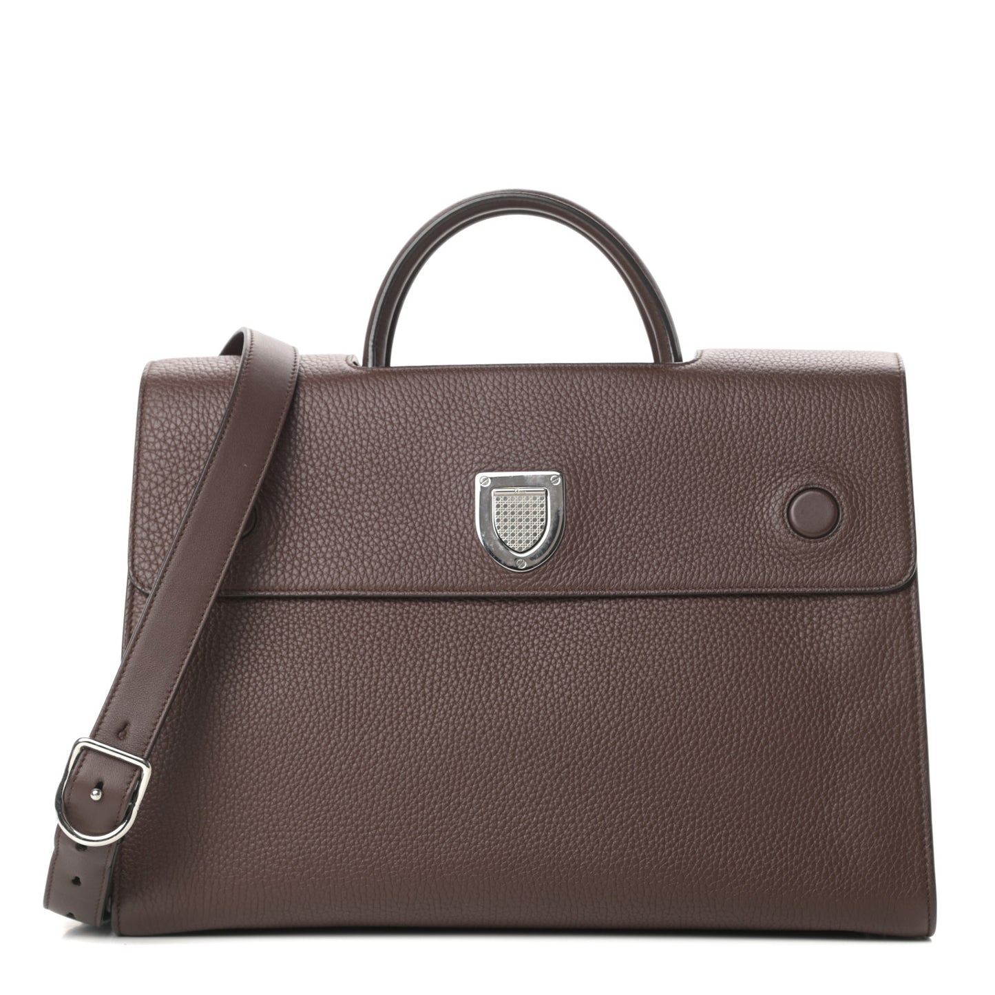 Grained Calfskin Large Diorever Flap