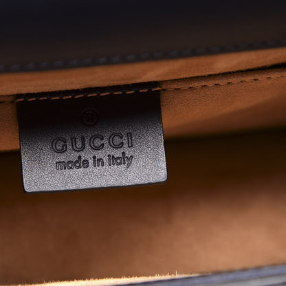 Gucci Calfskin Mini Sylvie Chain Shoulder Bag Black 6 of 14