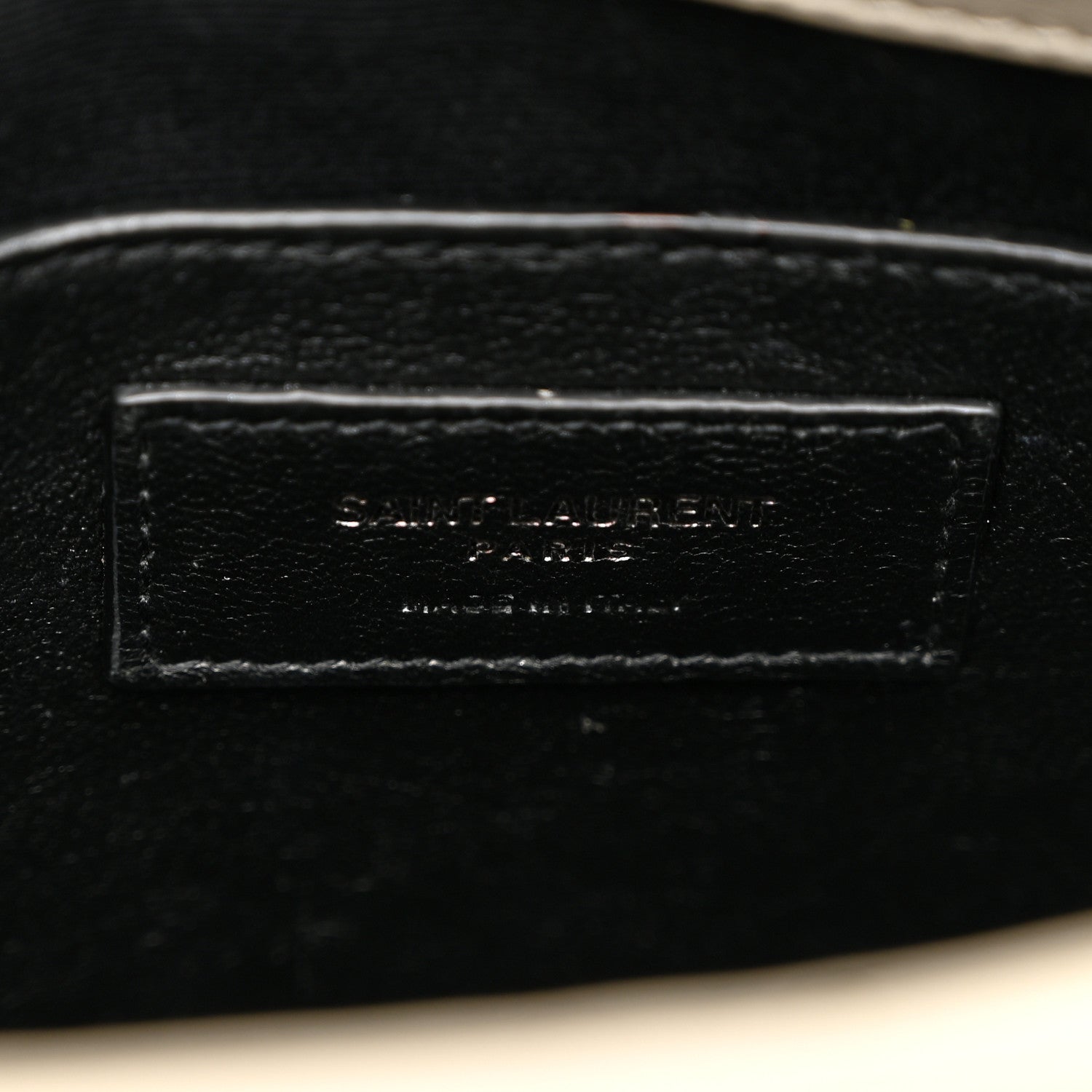 Saint Laurent Crinkled Calfskin Matelasse Monogram Baby Niki Chain Satchel Blanc Vintage 6 of 9
