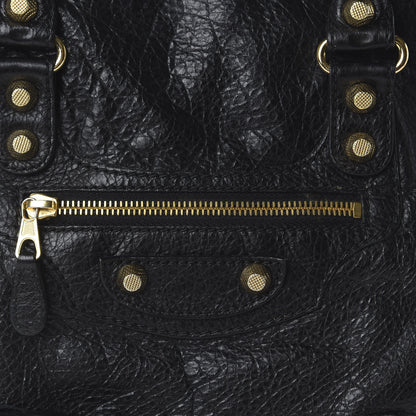 Balenciaga Agneau Giant 12 Gold Hardware S Sunday Tote Black 10 of 10