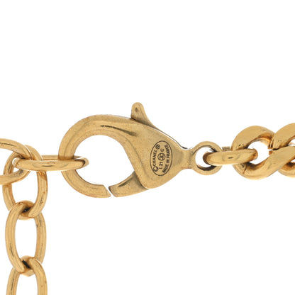 Chanel Crystal CC Chain Link Choker Necklace Gold 4 of 4