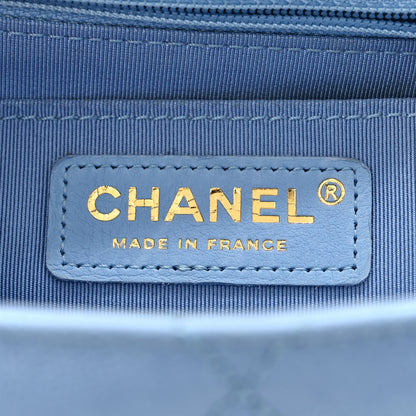 Chanel Caviar Quilted Mini Flap With Thick Strap Blue 6 of 11