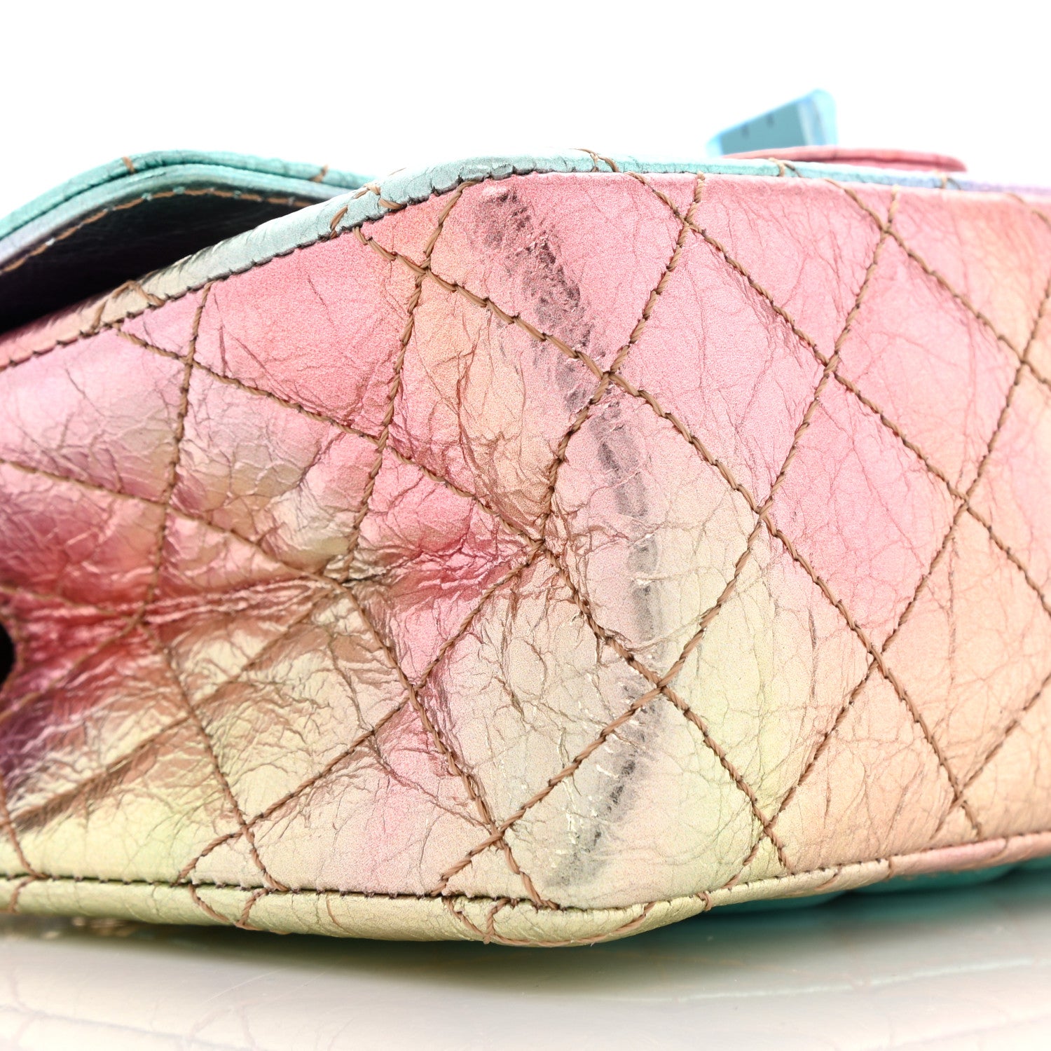 Chanel Metallic Goatskin Quilted Mini 2.55 Reissue Flap Multicolor 8 of 9