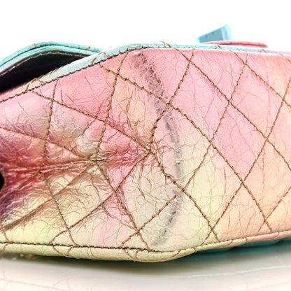 Chanel Metallic Goatskin Quilted Mini 2.55 Reissue Flap Multicolor 8 of 9