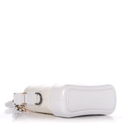 Chanel Aged Calfskin Quilted Small Gabrielle Hobo White 4 of 8