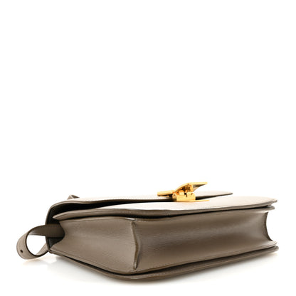 Celine Liege Calfskin Medium Classic Box Flap Bag Souris 4 of 10