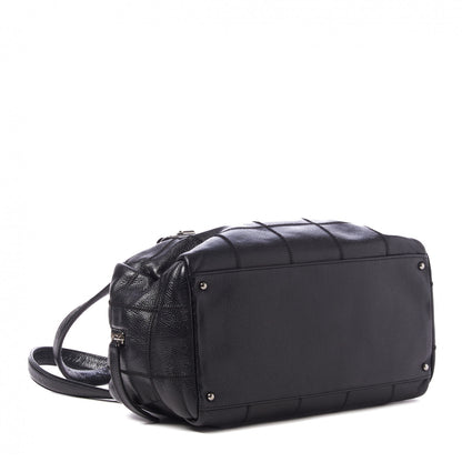 Chanel Caviar Square Stitched Tote Black 3 of 9