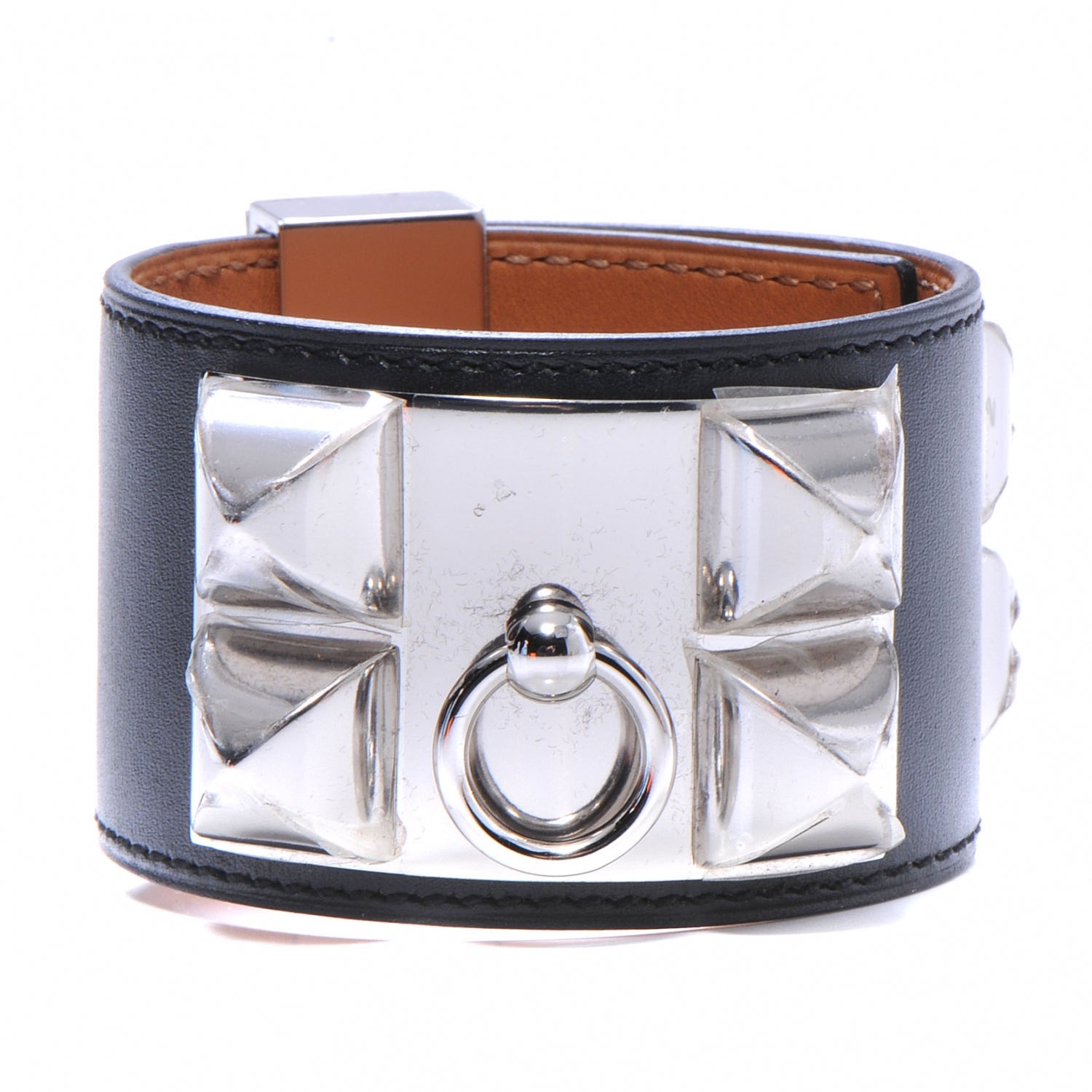 Hermes Chamonix Collier de Chien CDC Bracelet Black Small 1 of 6