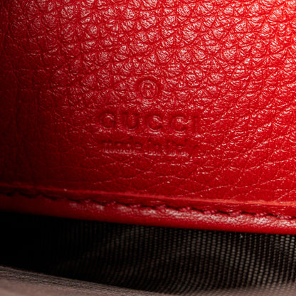 Gucci Pebbled Calfskin Soho Zip Around Wallet Red 6 of 8