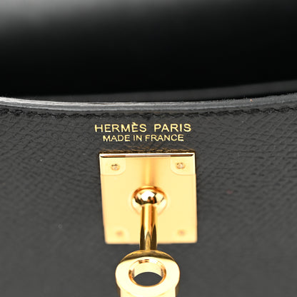 Hermes Epsom Mini Kelly Sellier 20 Black 6 of 11