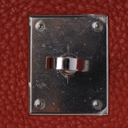 Hermes Taurillon Clemence Birkin 40 Sanguine 16 of 26