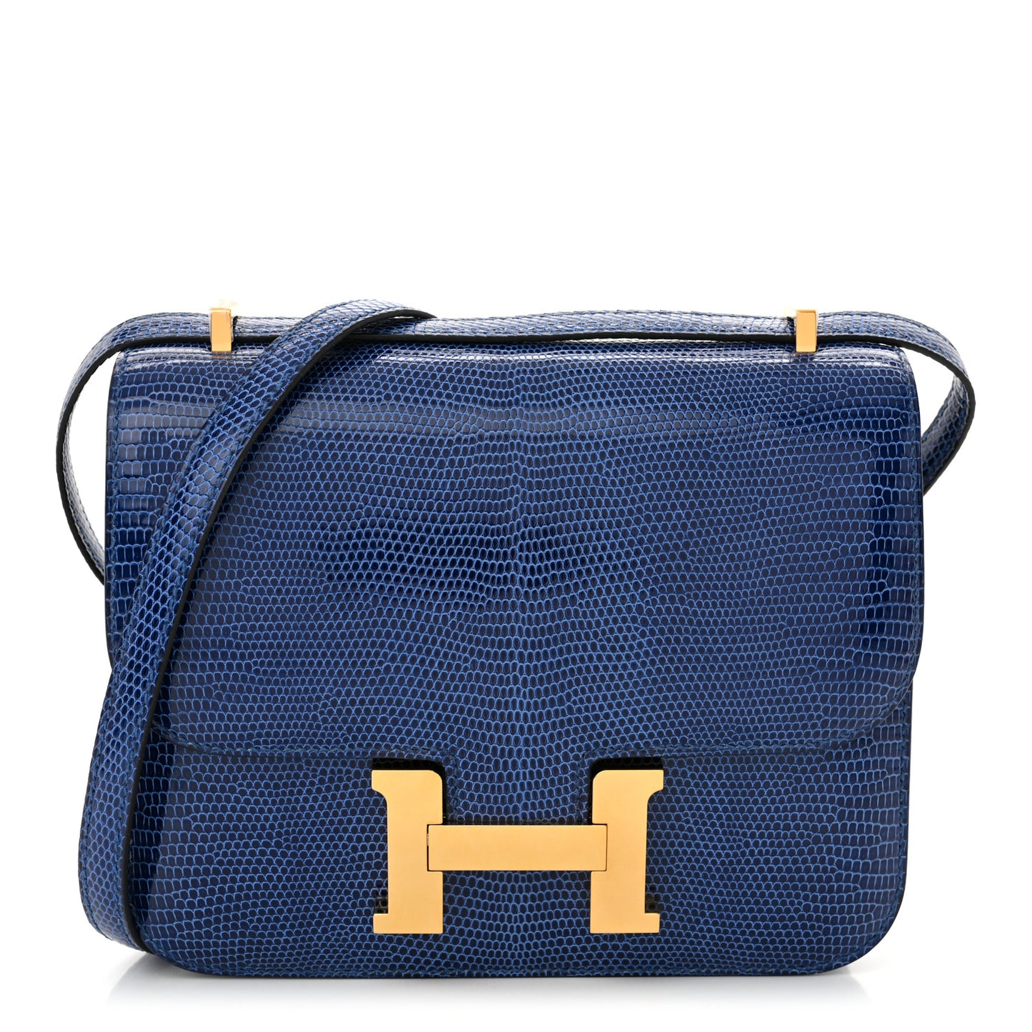Lizard Constance 18 Bleu Saphir