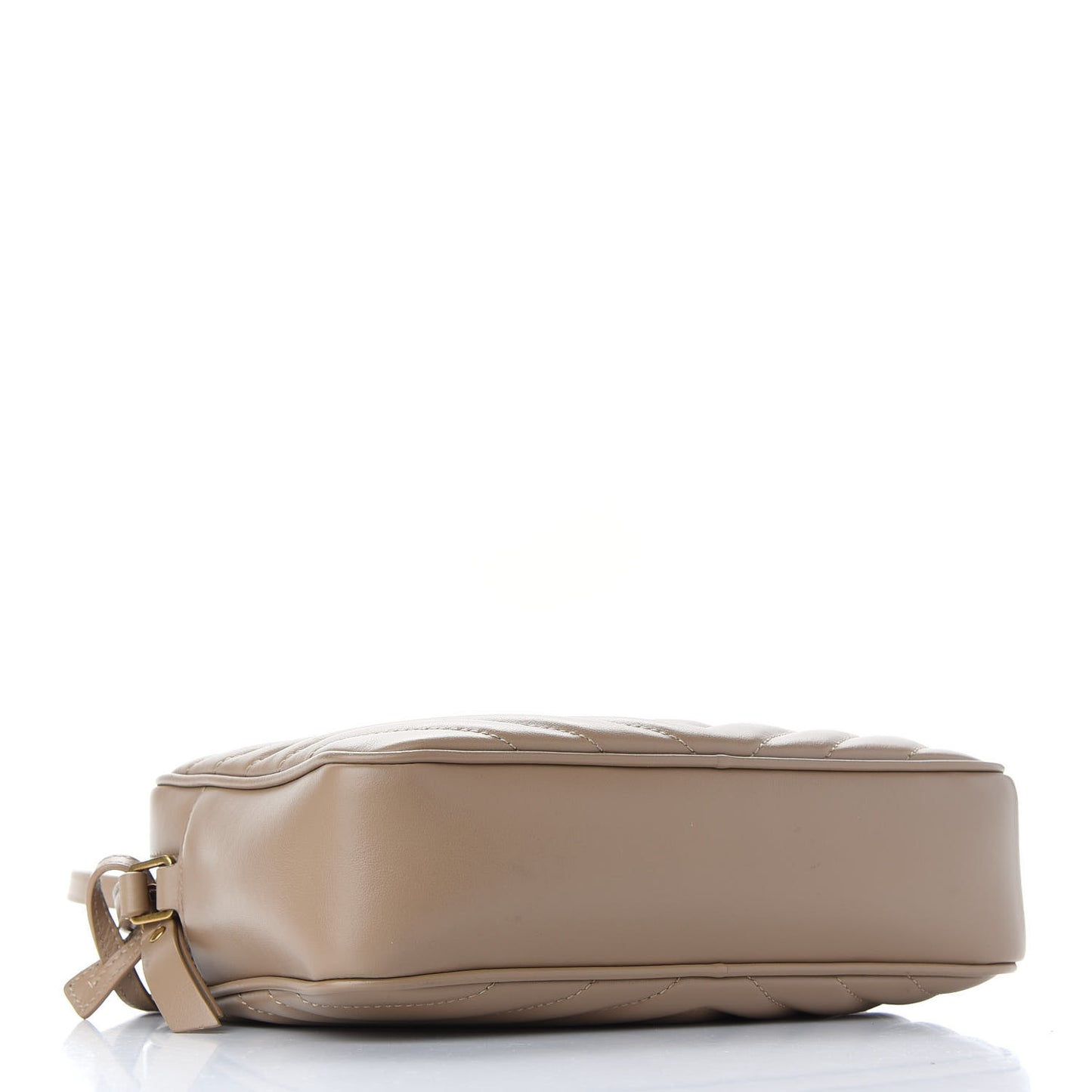 Calfskin Matelasse Monogram Lou Camera Bag Dark Beige