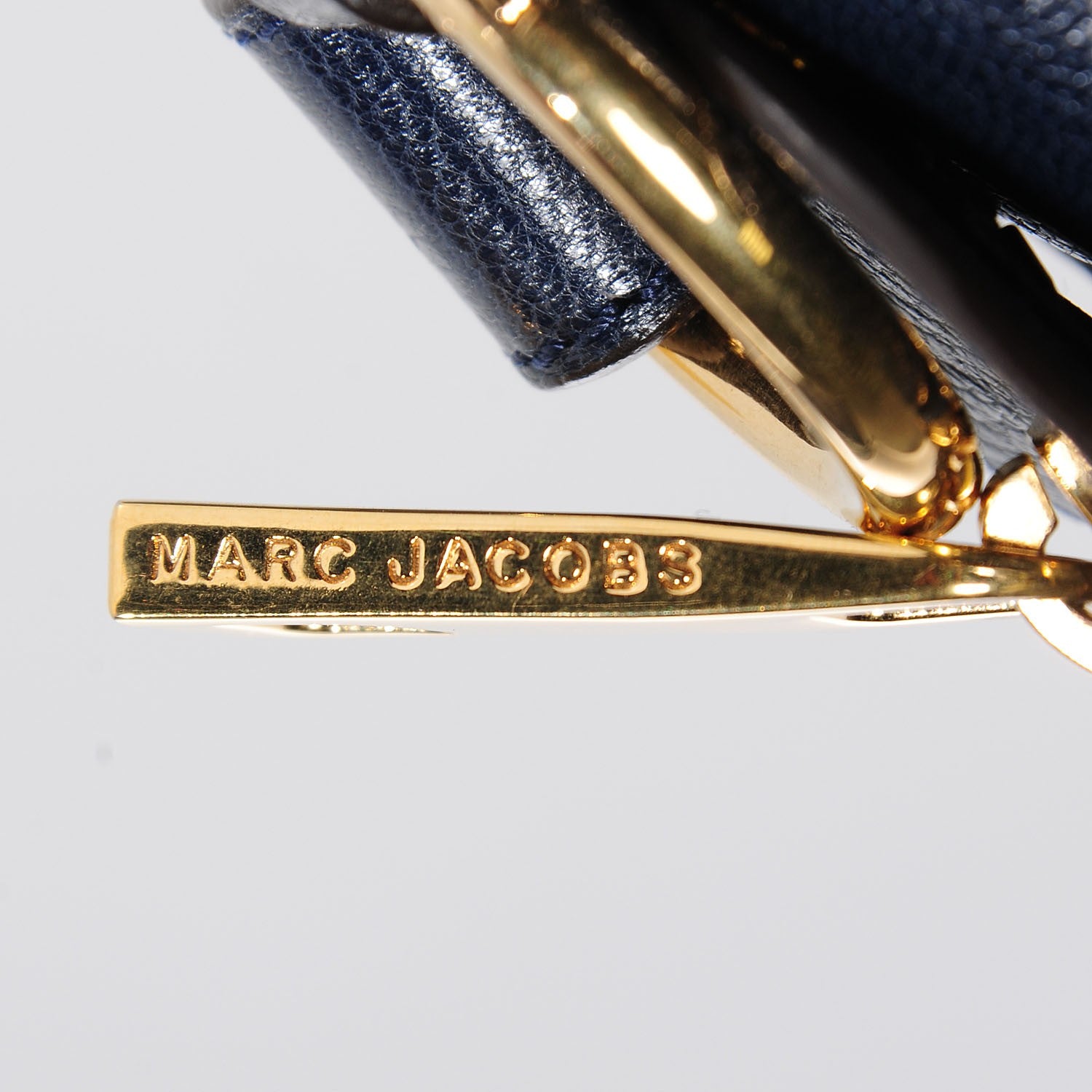 Marc Jacobs Goatskin Small Wellington Fulton Satchel Navy 8 of 8