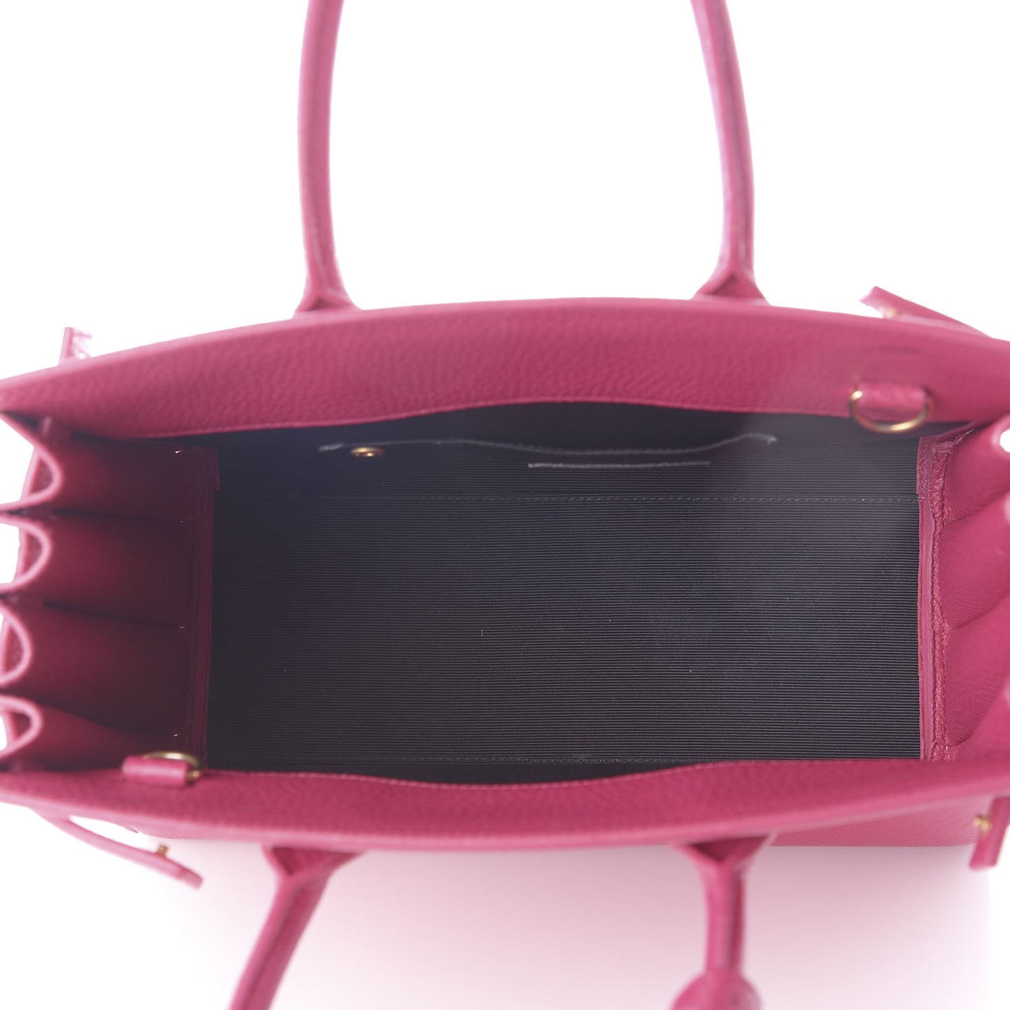 Calfskin Nano Sac De Jour Lipstick Fuchsia