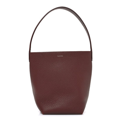 The Row Grained Calfskin Small N/S Park Tote Burnt Wood 1 of 10