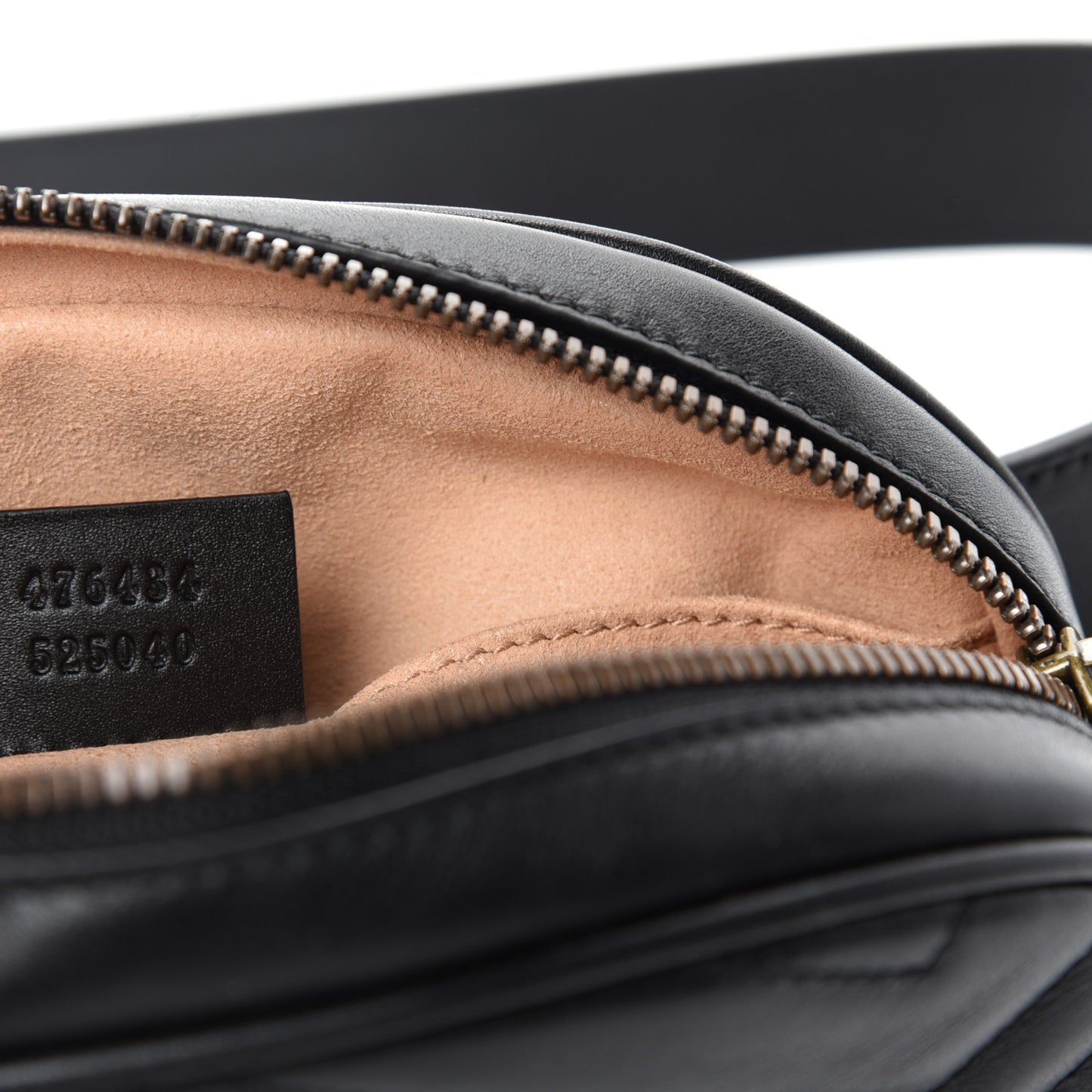 Calfskin Matelasse GG Marmont Belt Bag 95 38 Black