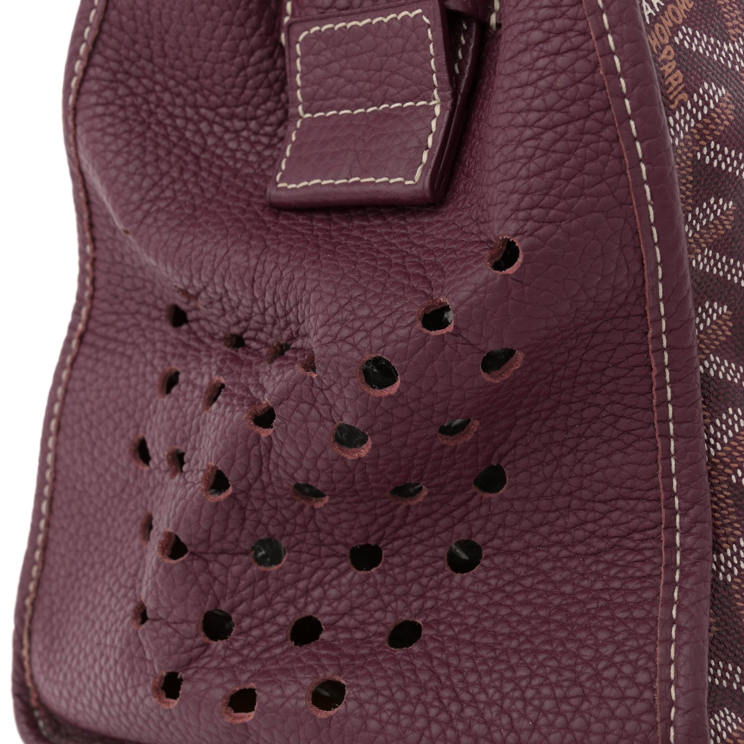 Goyard Goyardine Sac Hardy Pet Carrier PM Burgundy 15 of 15