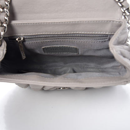 Chanel Washed Lambskin Quilted Mini Chain Around Messenger Grey 5 of 7