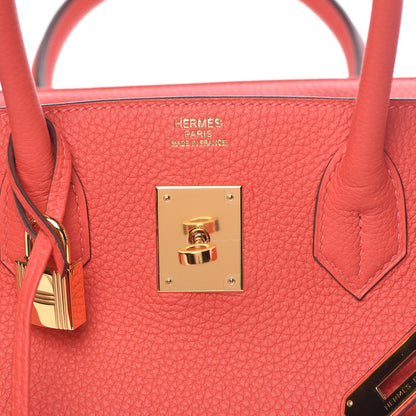 Hermes Togo Birkin 30 Rouge Pivoine 22 of 34