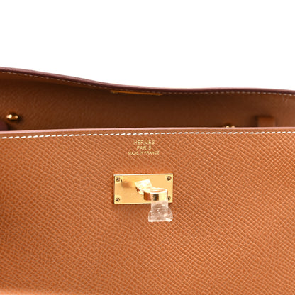 Hermes Epsom Kelly Wallet To Go Gold 6 of 12