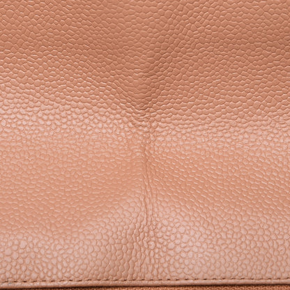 Chanel Caviar Quilted Jumbo Single Flap Light Brown 7 of 9