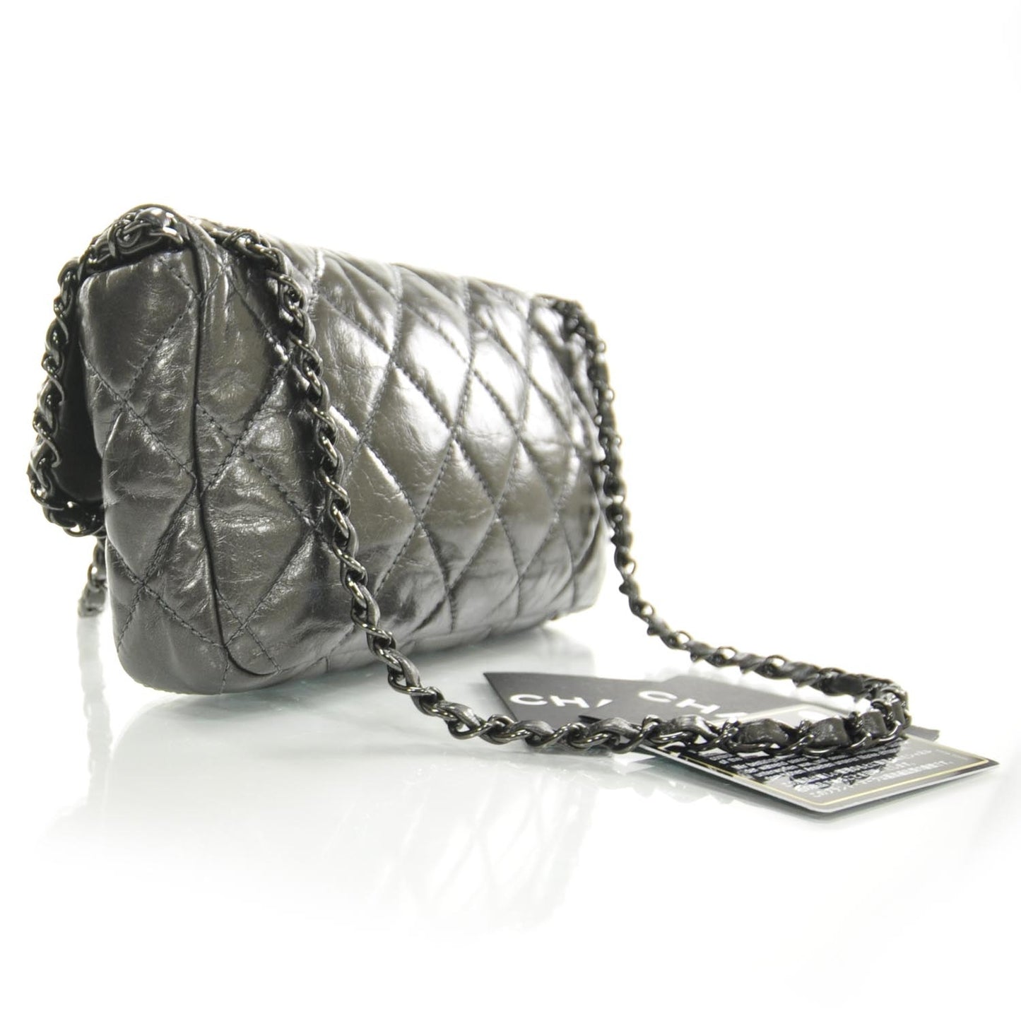 Leather Chain Me Medium Flap