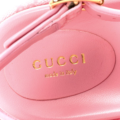 Gucci GG Supreme Monogram Granada Kid Angelina Platform 35mm Slingback Sandals 39.5 Cotton Candy Dark Cotton Candy Wild Rose 9 of 10