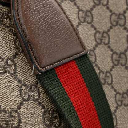 Gucci GG Supreme Monogram Web Medium Neo Vintage Flap Messenger Bag Beige New Acero 11 of 13