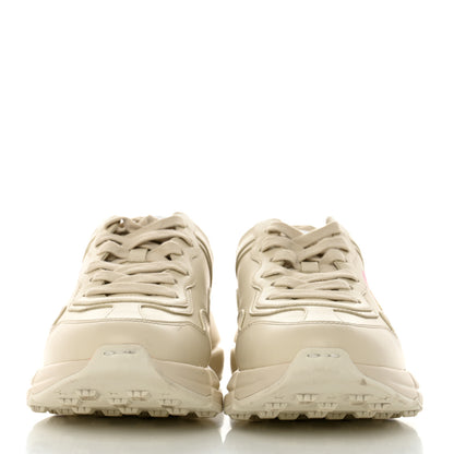 Gucci Calfskin Heart Rhyton Sneakers 38.5 Ivory 2 of 9