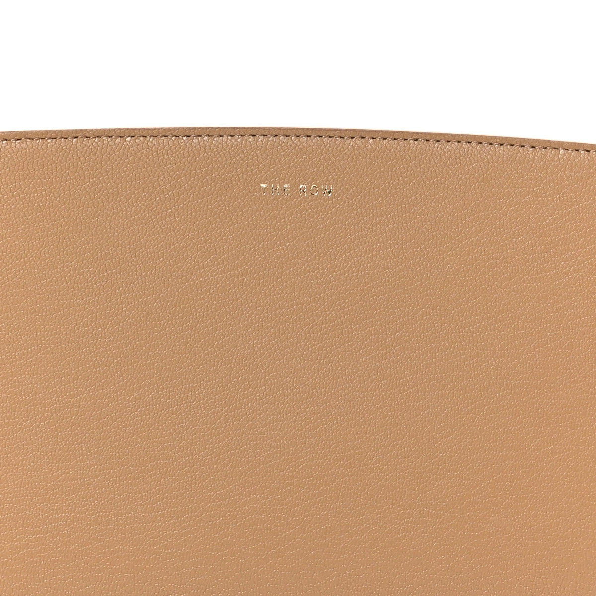 The Row Saddle Calfskin Dalia Baguette Shoulder Bag Warm Chestnut 7 of 9